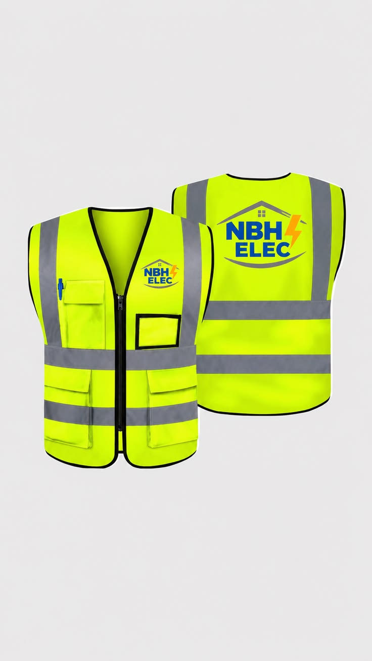 No-Cut (DTF) Printing & Branding on Reflector Jackets